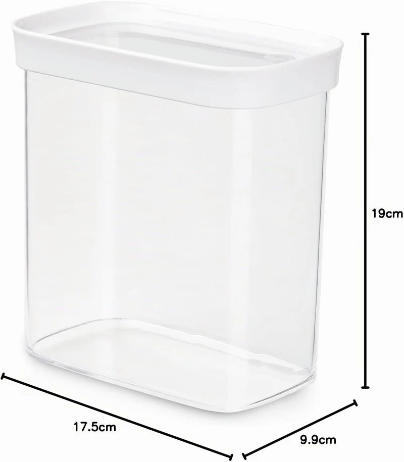EMSA 513558 Optima Trockenvorratsdose | 1,60 L | Hochformat Rechteckig | Frische-Dichtung | Storage-