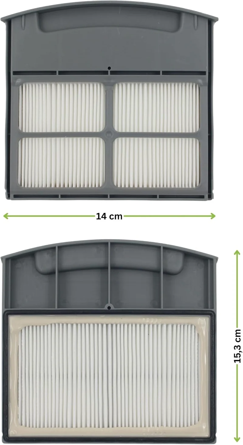 2 hochwertige HEPA-Filter kompatibel mit Wetrok Monovac Comfort 6/11 und Duomatic 50/60 Ersatz für 5
