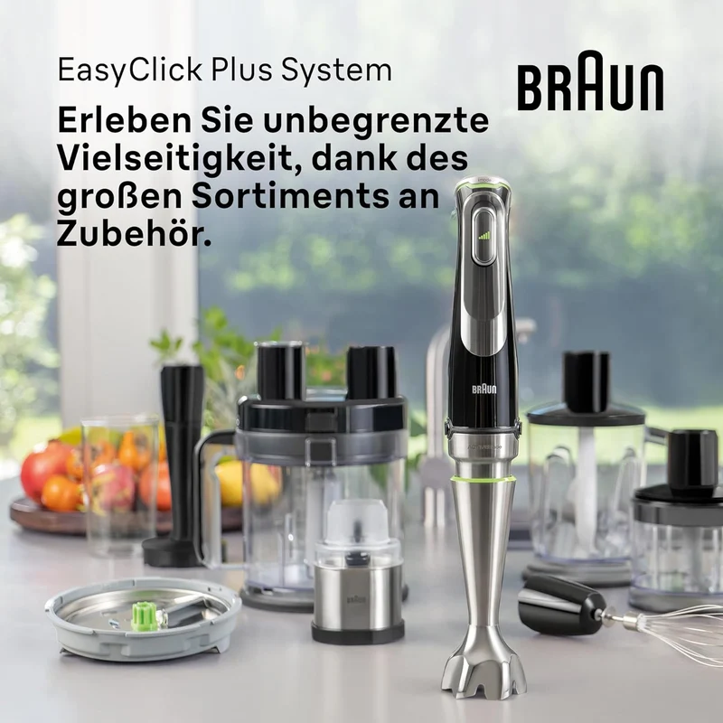 Braun Household MultiQuick 9 MQ 9147 X Stabmixer – Pürierstab mit Active PowerDrive Technologie und