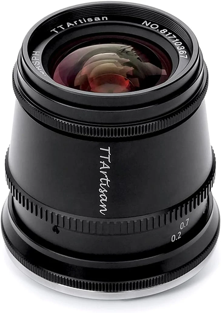 TT Artisan 17mm f 1.4 APS-C Objektiv Anschluss Sony E Mount Weitwinkelobjektiv mit manuellem Fokus,