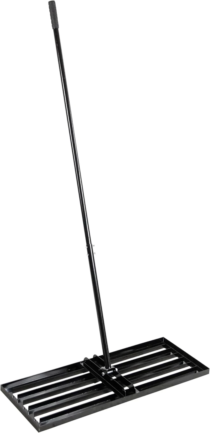 Rasen Nivellierer 80 x 30 cm – Nivellier Rechen pulverbeschichtet, Lawn Leveling Rake, Rasen Planier
