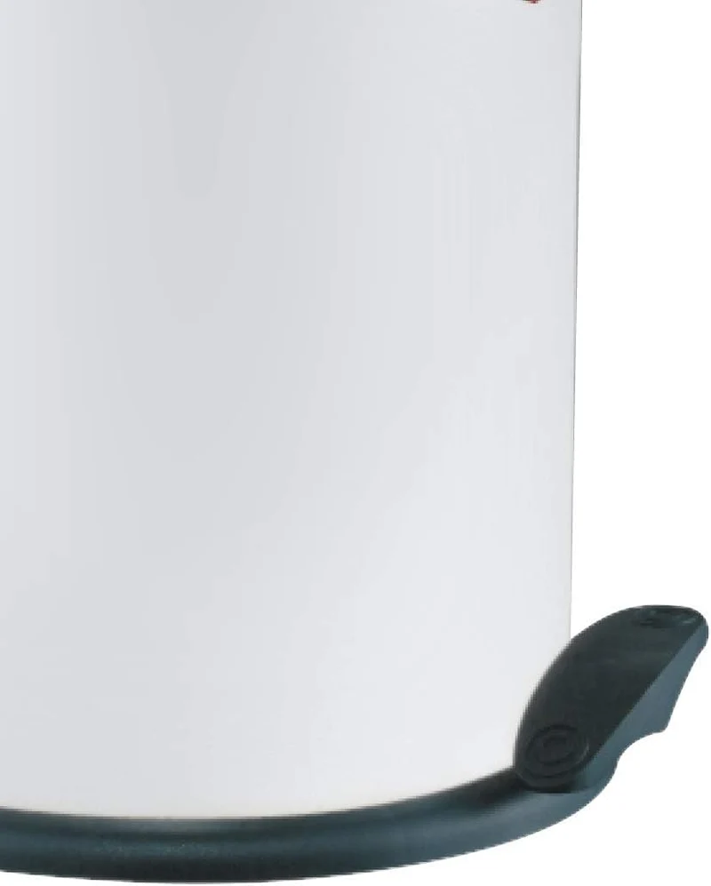WESCO klassischer Tretabfallsammler CAPBOY MAXI in der Farbe sand matt, pulverbeschichtetes Stahlble
