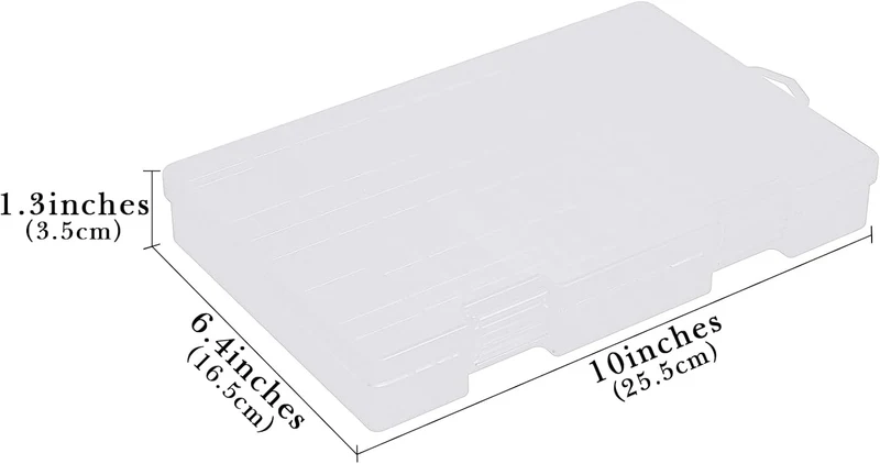 Linkidea Batterie-Organizer-Aufbewahrungskoffer – Tragbare Batteriebox für 60 AA- und 40 AAA-Batteri
