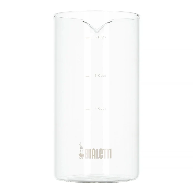 Bialetti 3240 Caffettiera Spare Glass 1 Litro 8 Tazze, Trasparente, Altro, 1 l