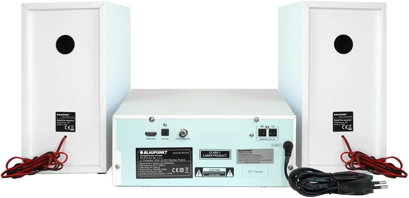 Blaupunkt MS30.02BT Mikro-Stereoanlage Bluetooth HDMI ARC | Optisch USB AUX Radio FM CD 150 W RMS We