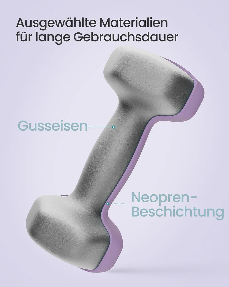 SONGMICS Kurzhantel Set, Hexagon, mit Hantelständer, 2 x 1 kg, 2 x 3 kg, 2 x 5 kg, mattes Finish, Ne