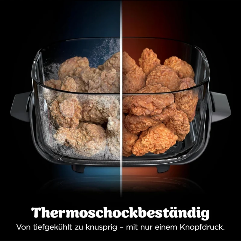 Ninja CRISPi tragbare Air fryer Heissluftfritteuse, 3,8 l, 4-in-1: Heissluftfrittieren, Braten, Warm