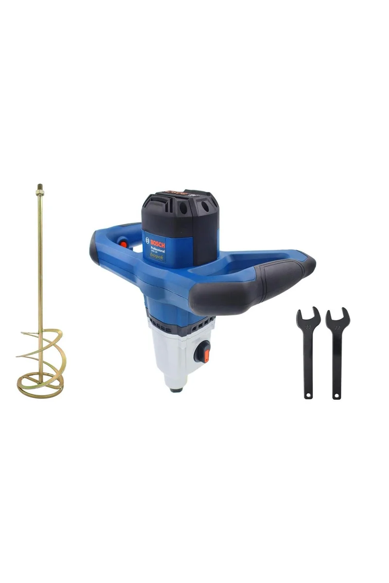 Bosch Professional Rührwerk GRW 140 (Leistung 1400 W, 2 Gänge, mit elektronischem Sanftanlauf)