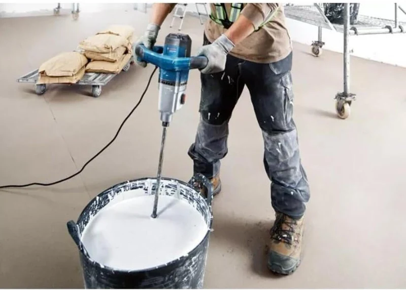Bosch Professional Rührwerk GRW 140 (Leistung 1400 W, 2 Gänge, mit elektronischem Sanftanlauf)