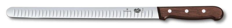 Victorinox, 5.4120.30, Wood, Lachsmesser, Extra scharfe Klinge, mit Kullenschliff, mit edlem Holzgri
