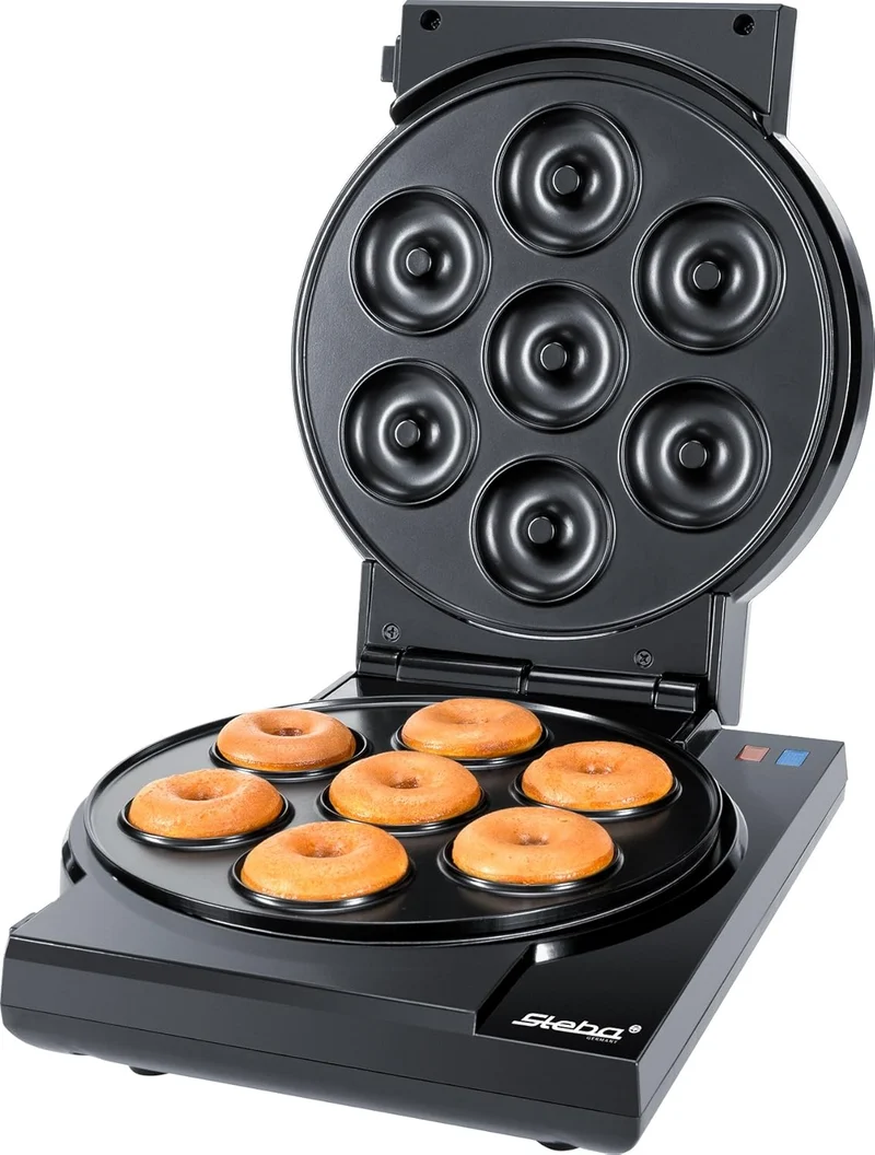 Steba CM 3 Cake-Maker "3 in 1",3 antihaftbeschichtete Platten für Cake-Pops, Muffins und Donuts,Plat