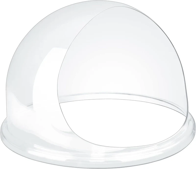 Royal Catering RCZW-COV12E Spuckschutz Abdeckhaube für Zuckerwattemaschine Candy Floss (Ø52 cm, Aryl