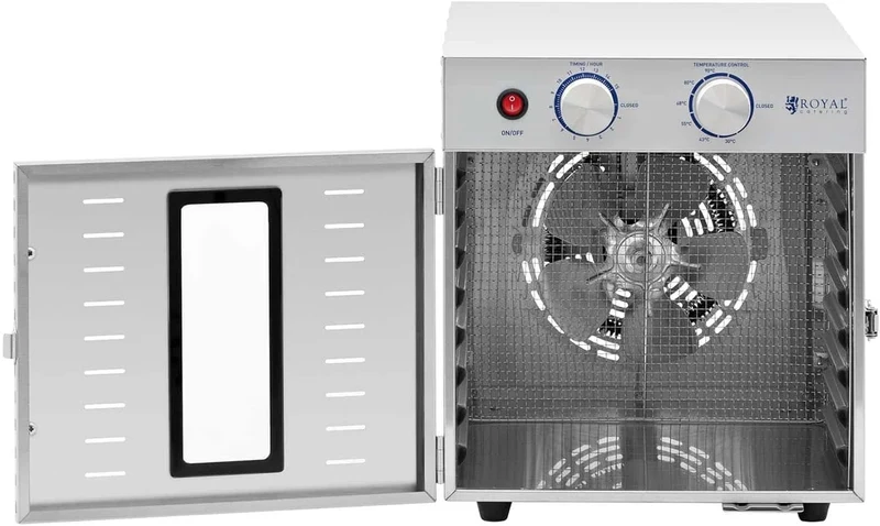 Royal Catering RCDA-800/23S Dörrautomat 800 W 8 Etagen Dörrgerät