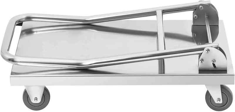 Royal Catering RCFT-1.1 Transportwagen Klappbar Plattformwagen Klappwagen Rollwagen (400 kg, Ladeflä