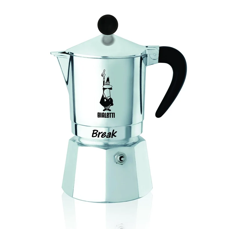 Bialetti 5903 Espressokocher Break 6 Tassen, Aluminium