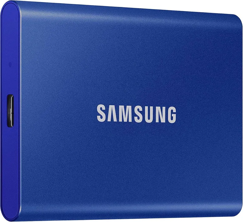 Samsung Portable SSD T7, 500 GB, USB 3.2 Gen.2, 1.050 MB/s Lesen, 1.000 MB/s Schreiben, Externe SSD