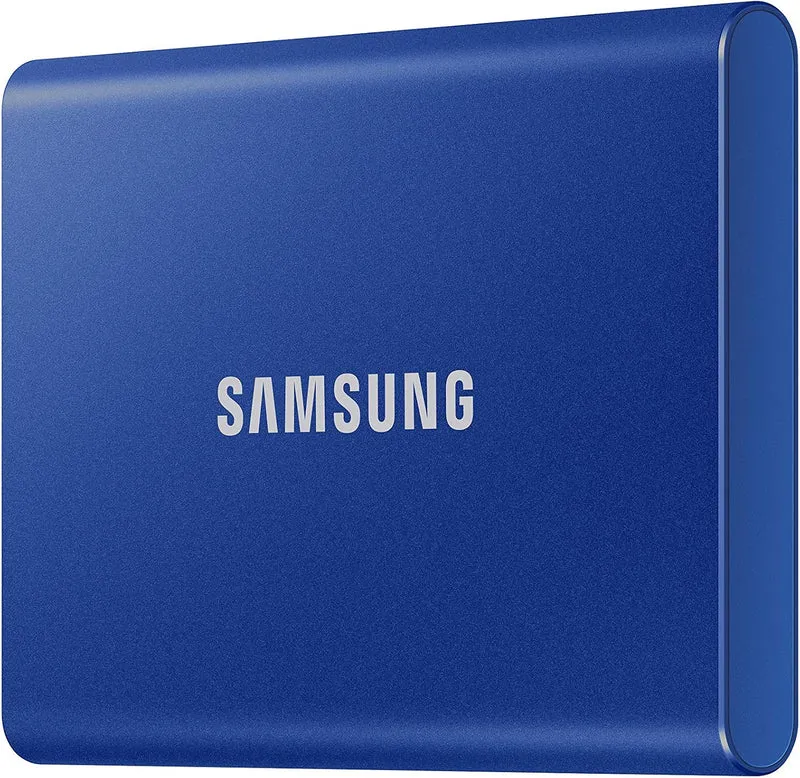 Samsung Portable SSD T7, 500 GB, USB 3.2 Gen.2, 1.050 MB/s Lesen, 1.000 MB/s Schreiben, Externe SSD