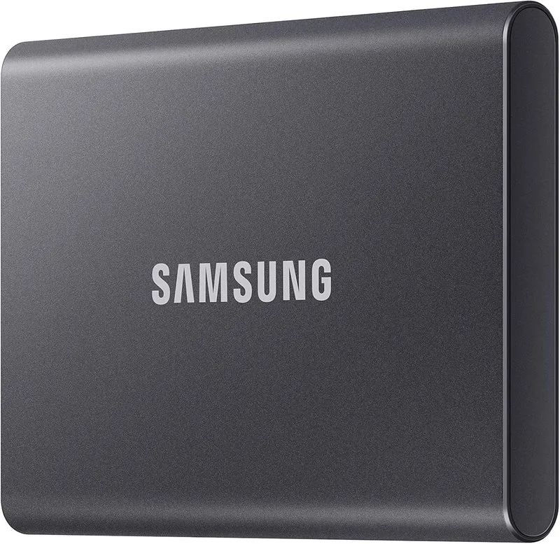 Samsung Portable SSD T7, 500 GB, USB 3.2 Gen.2, 1.050 MB/s Lesen, 1.000 MB/s Schreiben, Externe SSD