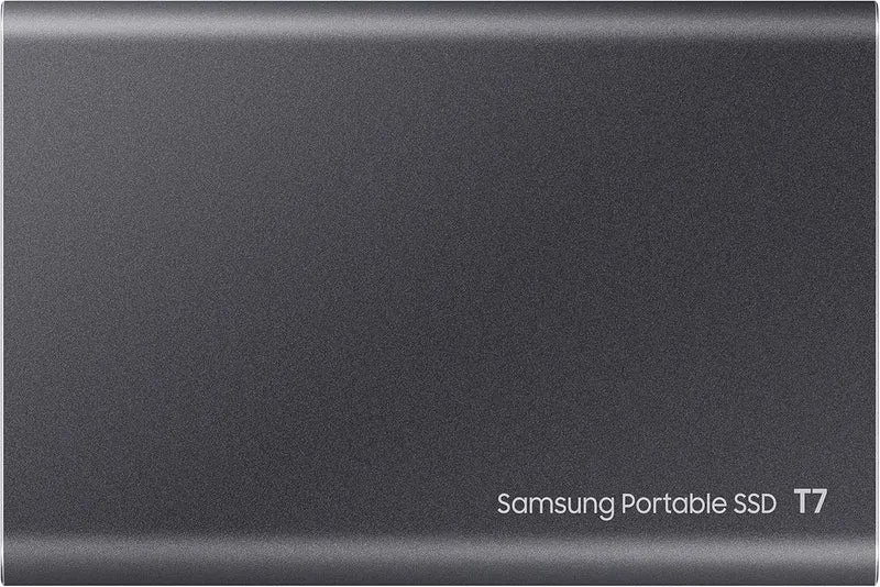 Samsung Portable SSD T7, 500 GB, USB 3.2 Gen.2, 1.050 MB/s Lesen, 1.000 MB/s Schreiben, Externe SSD