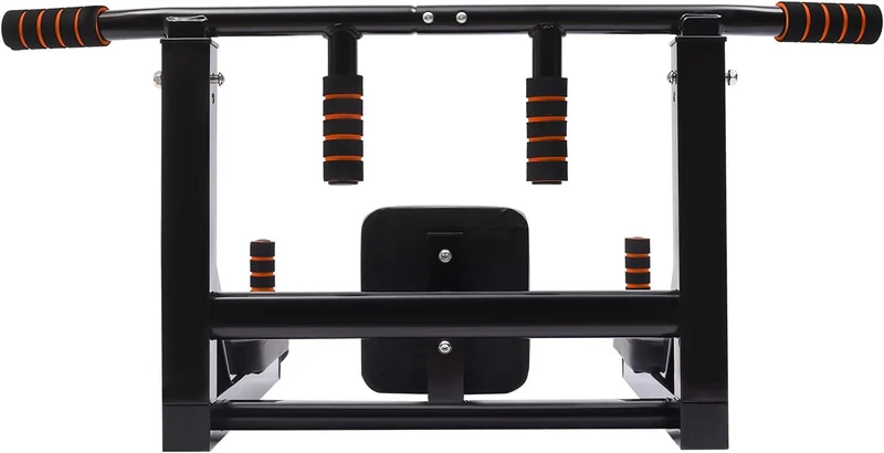 4 in 1 Klimmzugstange Zur Wandmontage, 95 * 77CM Multigriff Klimmzugstange Dip Station Wandmontagen