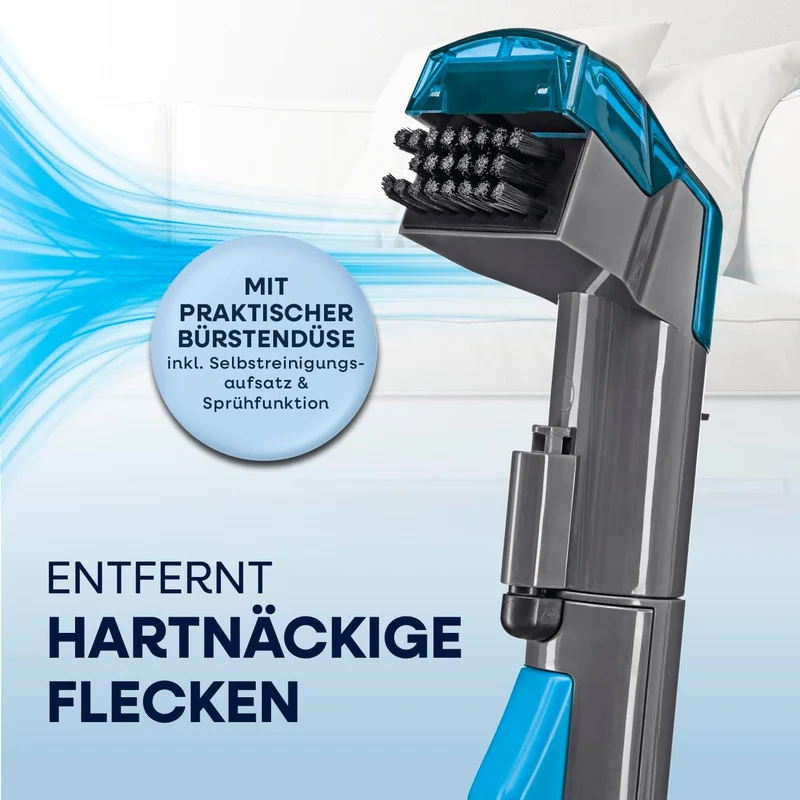 CLEANmaxx Polsterreiniger Gerät Kompakt Pro | Nasssauger & Teppichreiniger in einem | 13 kPa Waschsa