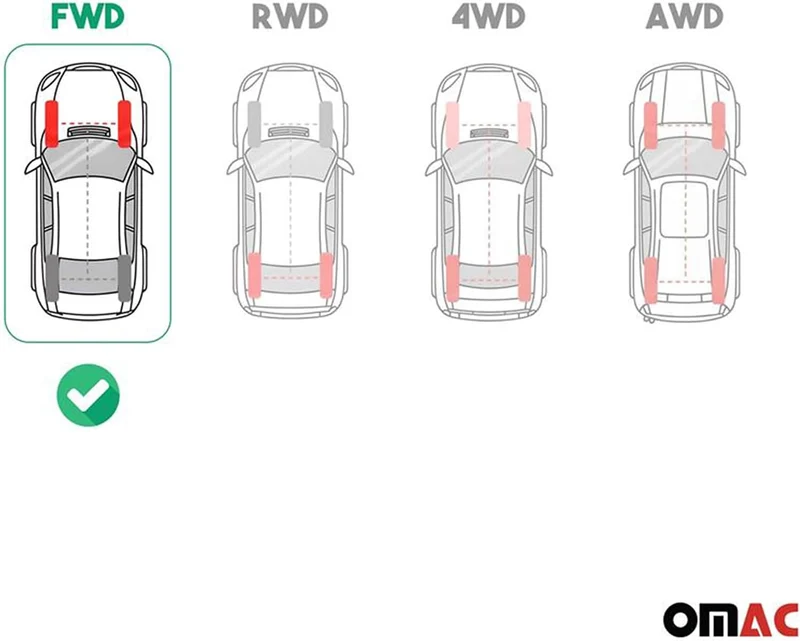 OMAC Gummi Fussmatten kompatibel mit Mazda CX-30 2019-2025 TPE Automatten CX-30 2019-2025 Fussmatten