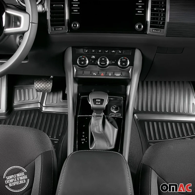 OMAC Gummi Fussmatten kompatibel mit Mazda CX-30 2019-2025 TPE Automatten CX-30 2019-2025 Fussmatten