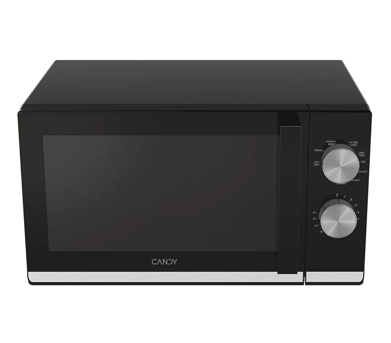 Candy Mikrowelle / 700 Watt/Grill 900 Watt / 20 Liter/Grilleinsatz/Schwarz/Modell: CMG20TNMB