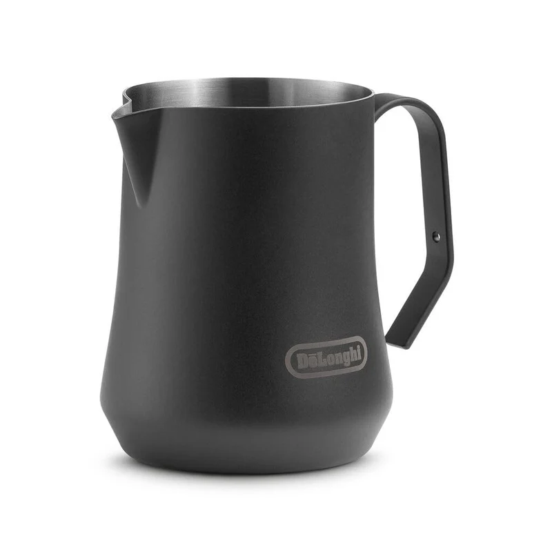 De'Longhi Milchaufschäumkrug, mattschwarzer Edelstahl, 500 ml