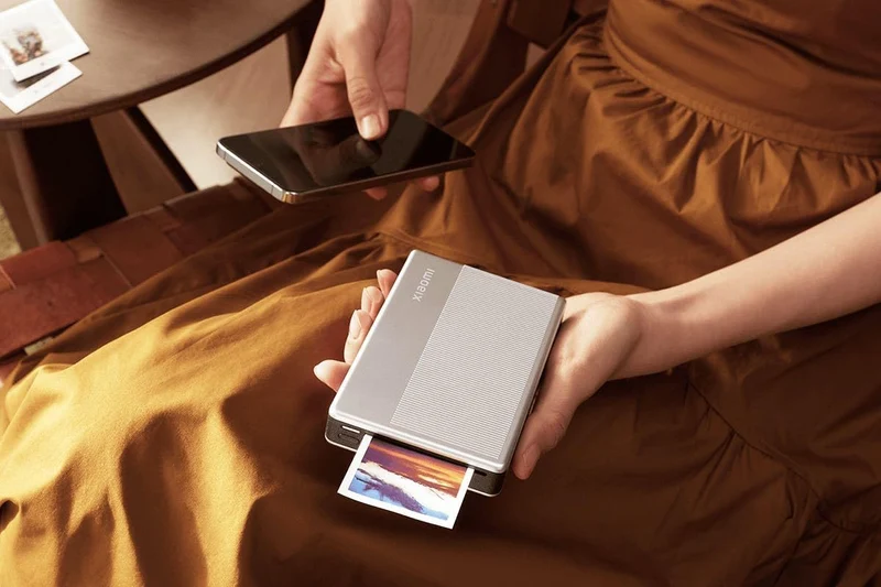 Xiaomi Tragbarer Fotodrucker, 1S, tintenloser Druck, dünn, 180 g, Ultraleicht, Bluetooth-Verbindung,