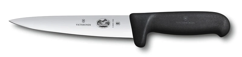 Victorinox Fibrox Kochmesser, Stechmesser, Extra Scharfe Klinge, Rostfreier Stahl, Spülmaschinengeei