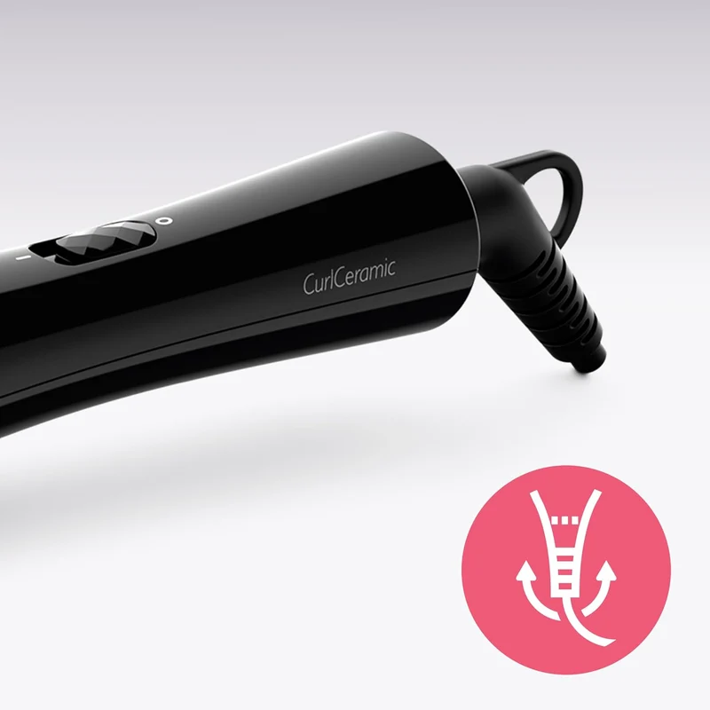 Philips StyleCare Essential Lockenstab für lebendige Locken mit Sprungkraft (Modell BHB862/00)
