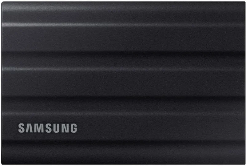 Samsung Portable SSD T7 Shield, 2 TB, USB 3.2 Gen.2, 1.050 MB/s Lesen, 1.000 MB/s Schreiben, Robuste