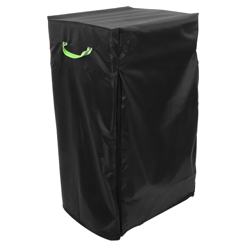 Wetterfeste und Abdeckung für Brennholzregal aus 210d Oxford Gewebe Schwarz Geeignet für Garten und