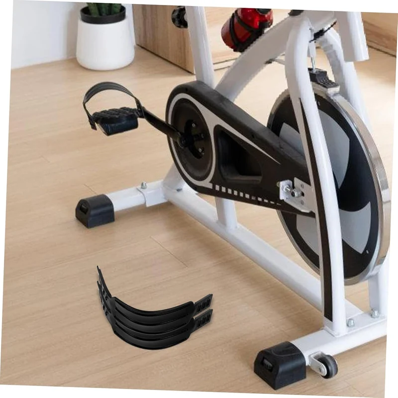 VANZACK 2 Stück Verstellbare Pedalriemen für Heimtrainer und Fitnessräder rutschfeste Fahrrad Fussri