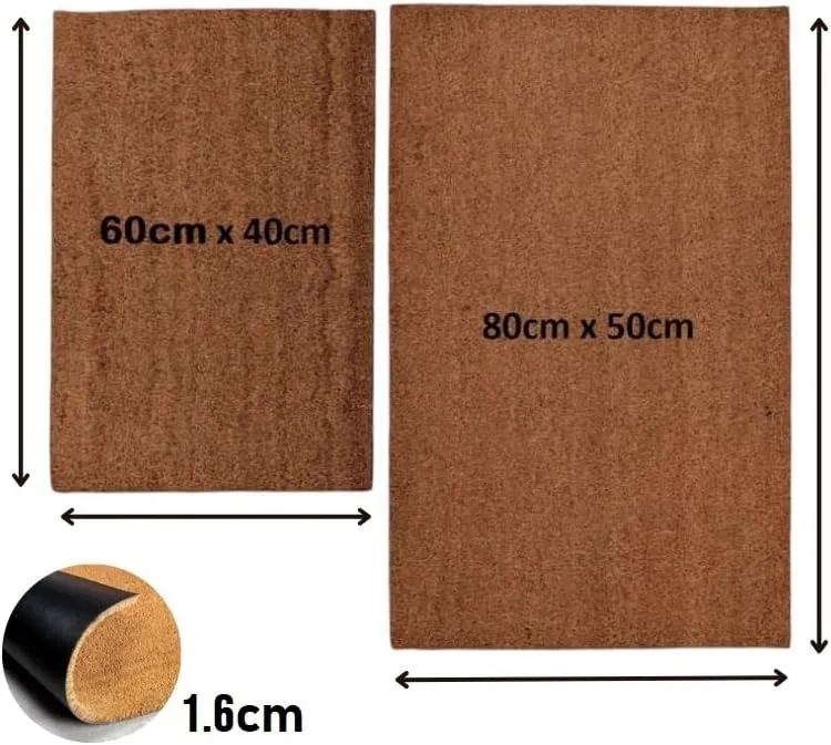 Giftstory Kokosmatte Fussmatte Kokos „You Shall Not PSPSPSPS“ für Innen und Aussen 80x50 Fussmatte H