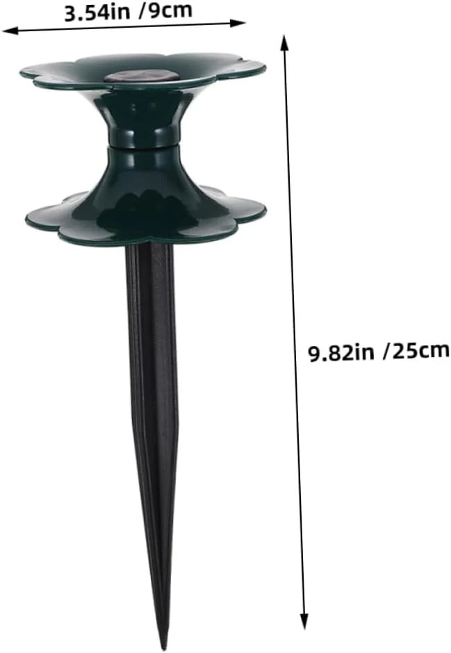 Happyyami 3 Stück Gartenschlauch Führungsrad Führungsspikes Für Schläuche Rasenschlauch Stützpfähle