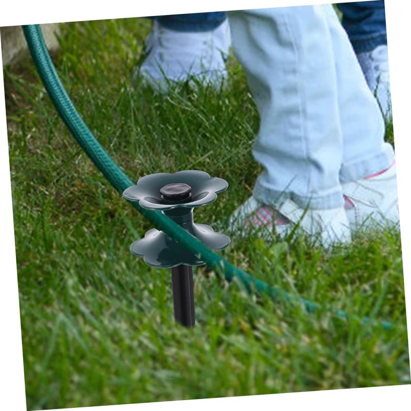 Happyyami 3 Stück Gartenschlauch Führungsrad Führungsspikes Für Schläuche Rasenschlauch Stützpfähle