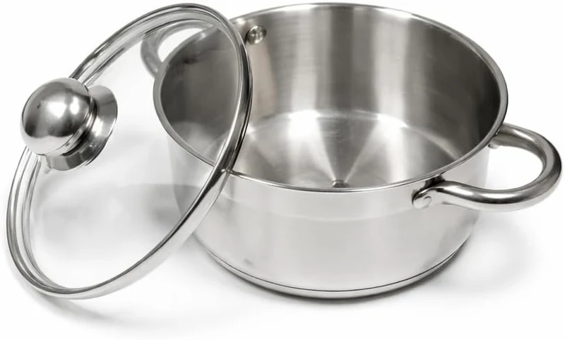 Kochtopf mit Deckel Kinghoff aus Edelstahl (1L), 1L