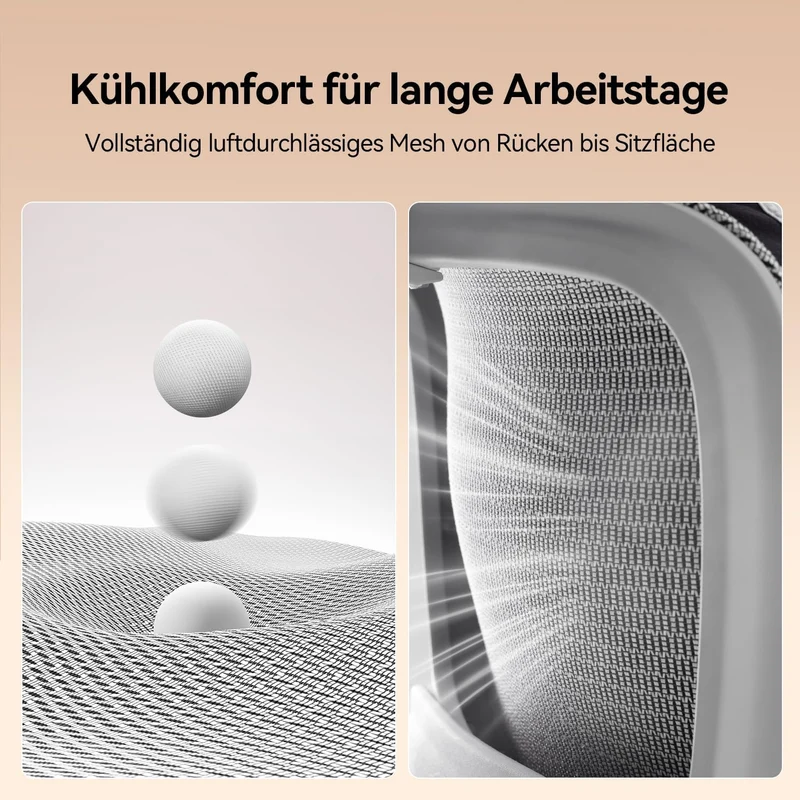 SIHOO Bürostuhl Ergonomisch, Schreibtischstuhl mit 4D Dynamischer Lordosenstütze, Breiter Kopfstütze