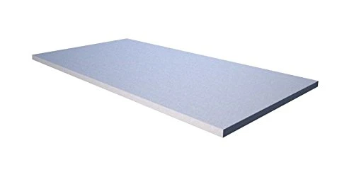 Akustikschaum Plattenabsorber glatt aus Basotect® grau - 100cm x 50cm x 2cm - mit Selbstklebeausrüst