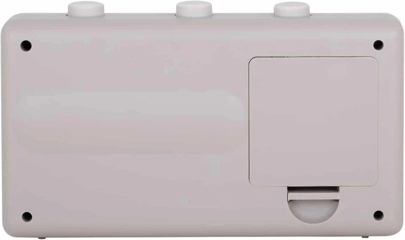 Karlsson Wecker Data Flip - Grau - 19x6.4x11.5cm | Rechteck - skandinavisch - Kunststoff - Wecker fü