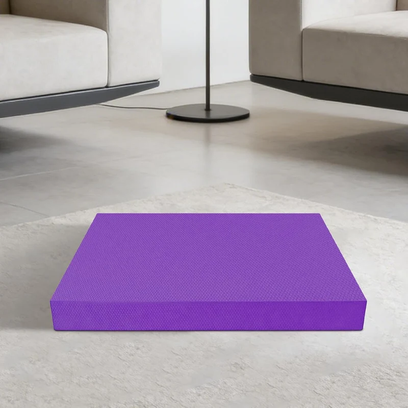 Stabilitätskissen - Antirutsch-Trainer aus TPE 50x40 cm | Trainings Schaumstoff Pad Gepolsterte Bala
