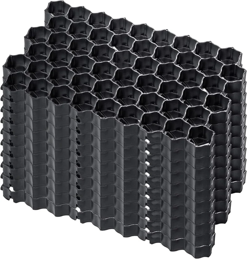 KADAX Paddockplatten aus Kunststoff, 60x40cm, 2,5m², 2 Farben, Belastbarkeit bis zu 1000 t, Rasengit