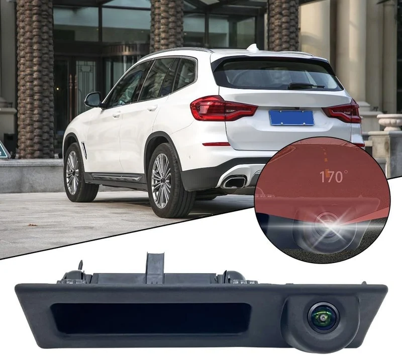 Rückfahrkamera im Kofferraumgriff für BMW 3er F30 F31 F34, 4er F32 F36, 5er F10 F11 (2012–2017) – AH