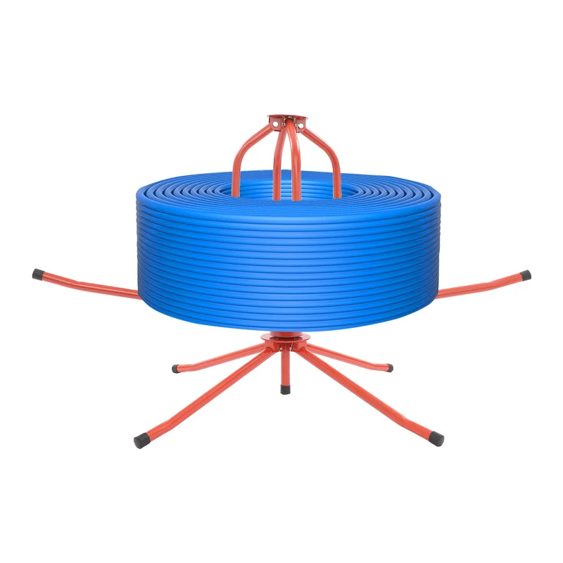 Schlauchtrommel für Fussbodenheizung, max. 150 kg, Spender für PEX PERT 8-32 mm, schnelle Installati