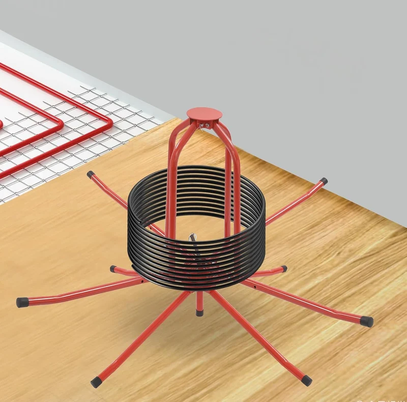 Schlauchtrommel für Fussbodenheizung, max. 150 kg, Spender für PEX PERT 8-32 mm, schnelle Installati