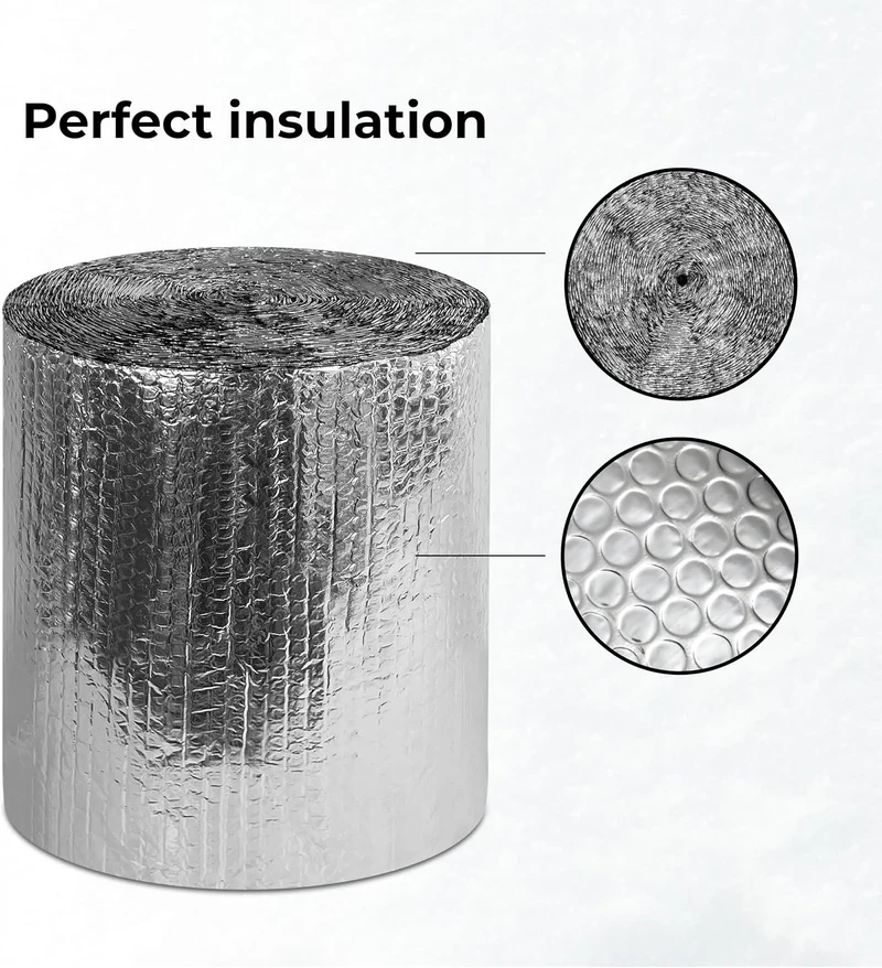 Heizkörper Reflexionsfolie Heizung Isolierfolie 0,6 m x 15 m x 3mm - Isoliermatte Thermofolie Dämmfo