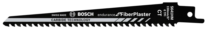 Bosch Accessories Bosch Professional 2 Stück Säbelsägeblatt S 641 HM Endurance for Fibre Plaster (fü