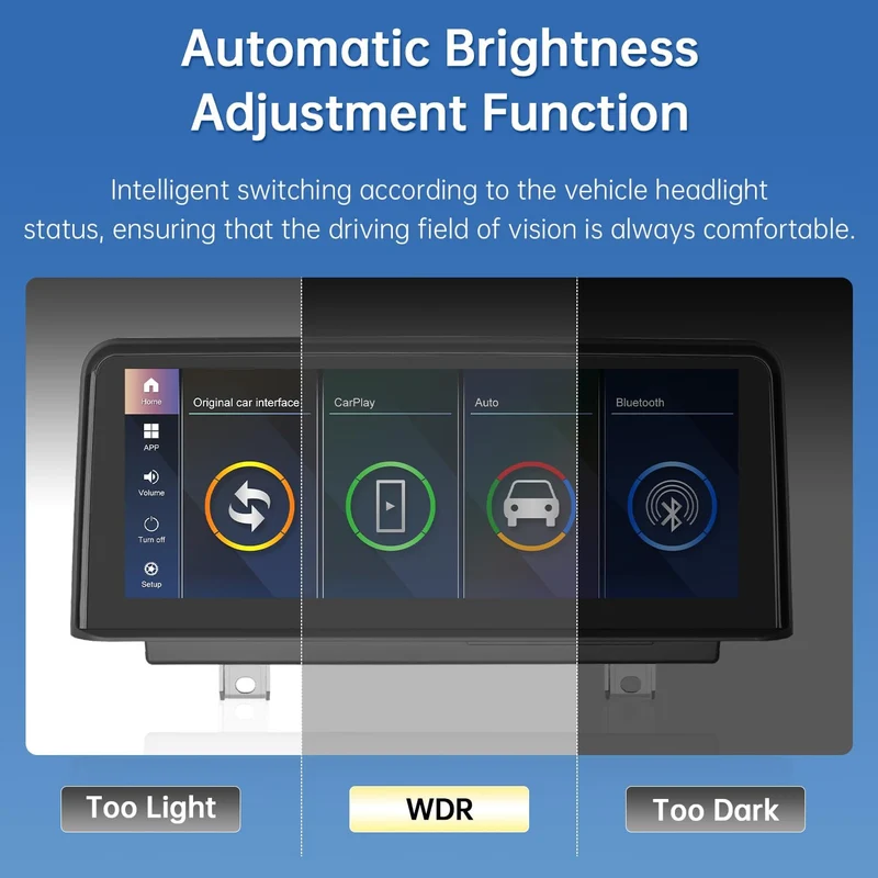 Road Top 10,25 Zoll Autoradio CarPlay für BMW X1 E84 mit CIC (2009-2015)